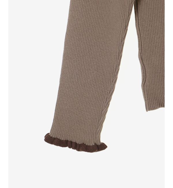  「プチフリルタートルニット」|ニット・セーター|