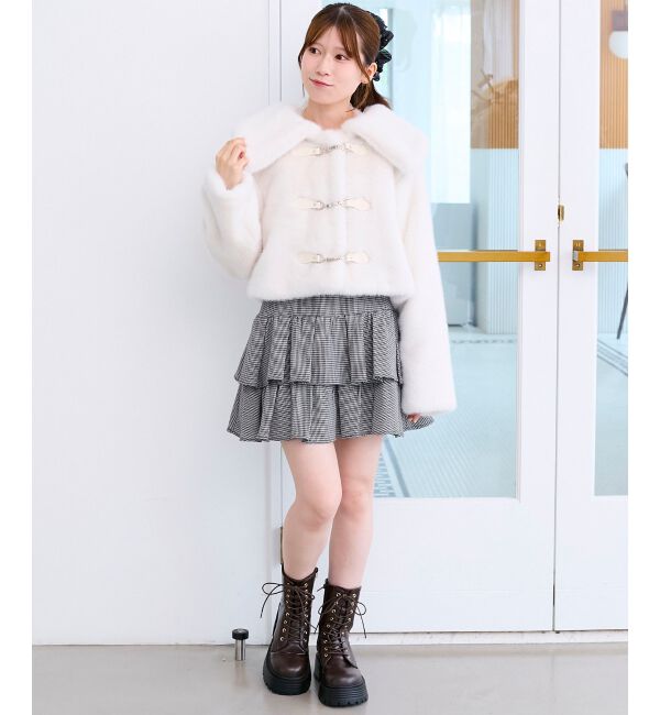  「アソートティアードミニスカパン」|スカート|