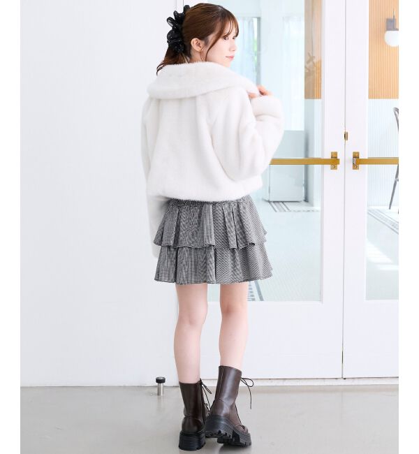  「アソートティアードミニスカパン」|スカート|