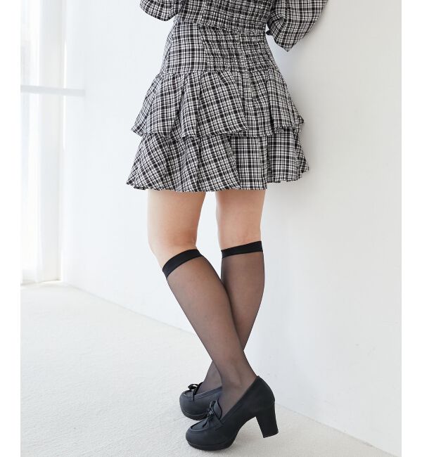  「アソートティアードミニスカパン」|スカート|