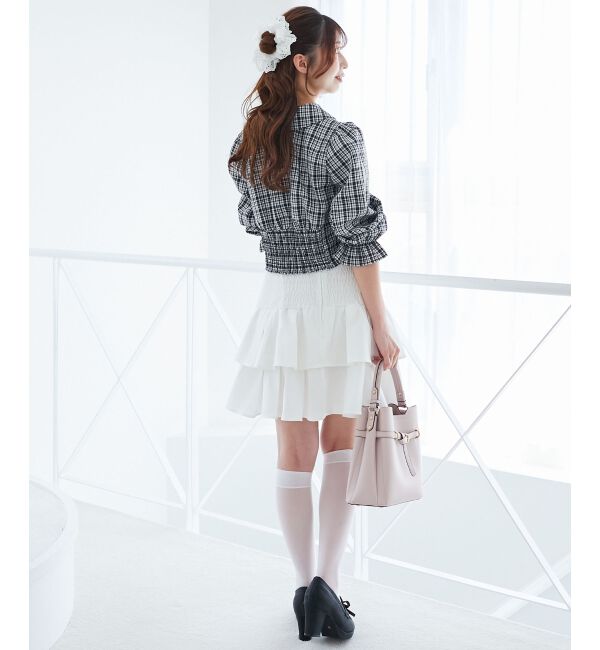  「アソートティアードミニスカパン」|スカート|