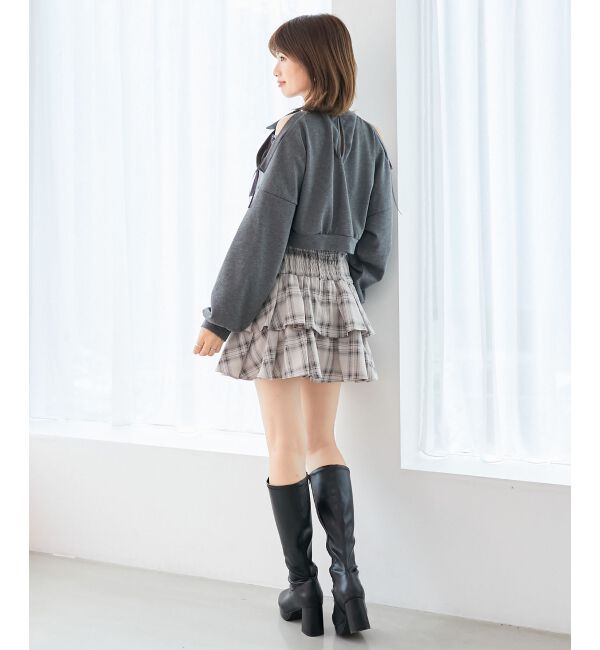  「アソートティアードミニスカパン」|スカート|