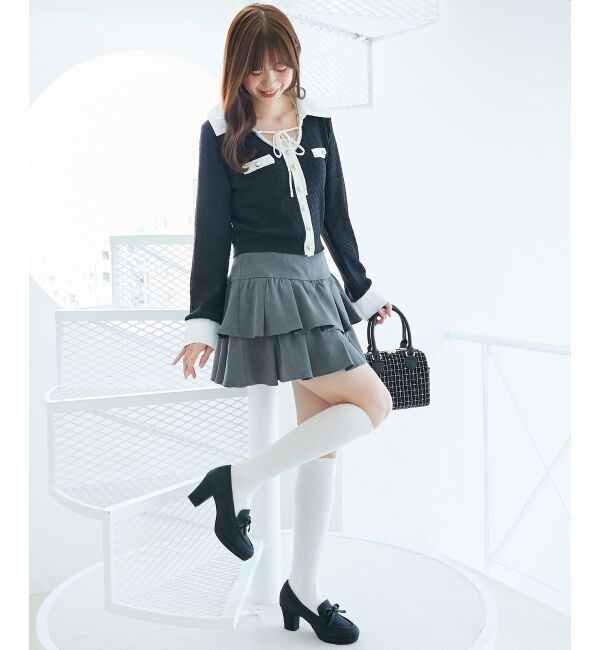  「アソートティアードミニスカパン」|スカート|