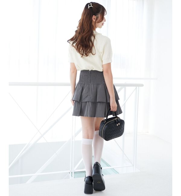  「アソートティアードミニスカパン」|スカート|