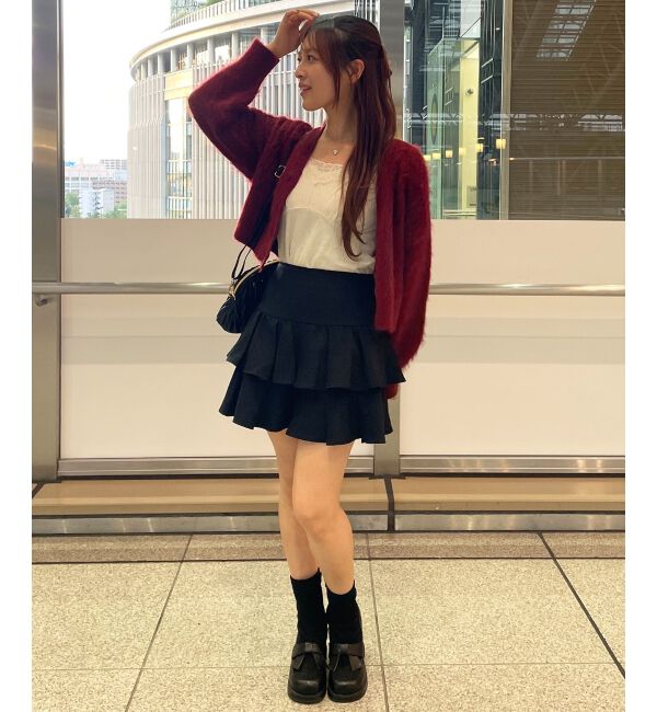  「アソートティアードミニスカパン」|スカート|