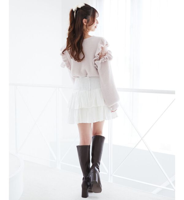  「アソートティアードミニスカパン」|スカート|