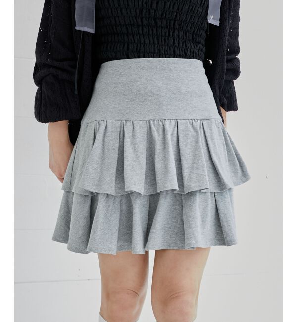  「アソートティアードミニスカパン」|スカート|