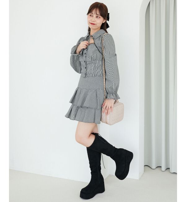  「アソートティアードミニスカパン」|スカート|