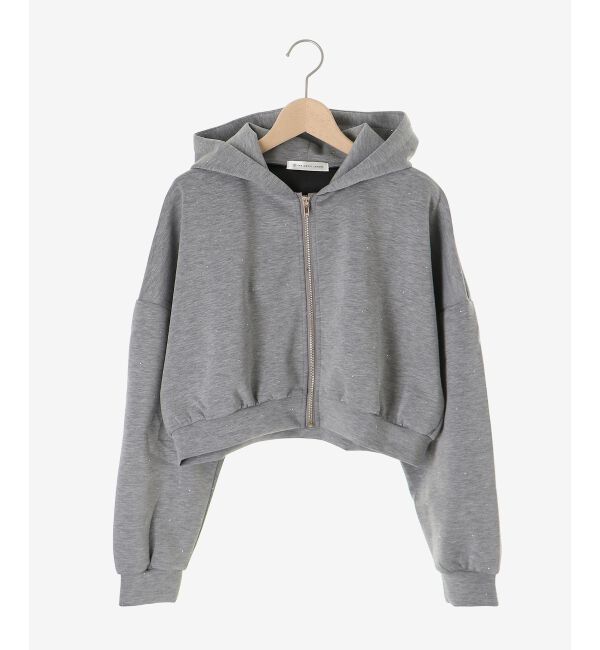  「&infin;キラキララインストーンショートパーカー」|パーカー|