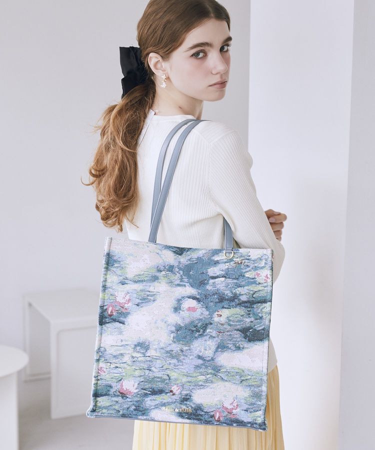 Maison de FLEUR「ゴブランスクエアトート」|ハンドバッグ|