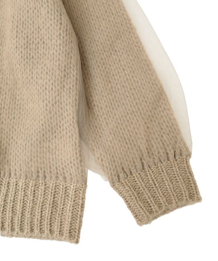 AMERICAN HOLIC「チュールレイヤードカーディガン」|カーディガン|