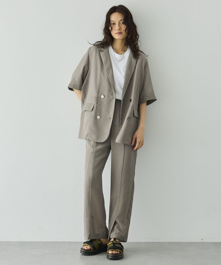 GARAGE OF GOOD CLOTHING「シアーメッシュハーフスリーブジャケット」|テーラードジャケット|