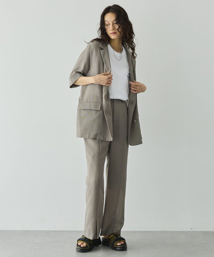 GARAGE OF GOOD CLOTHING「シアーメッシュハーフスリーブジャケット」|テーラードジャケット|