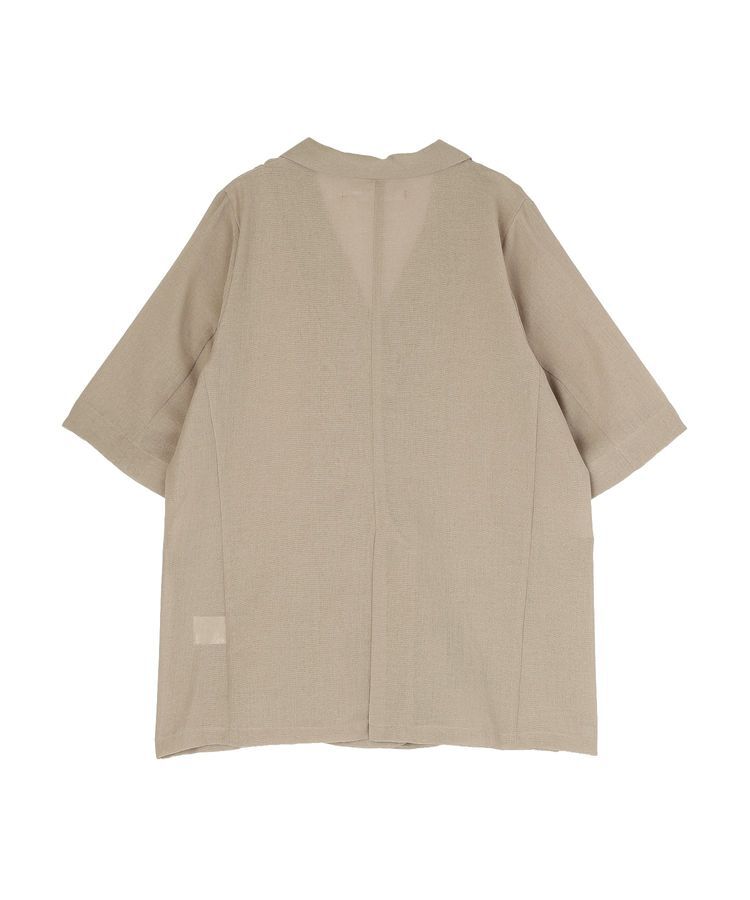 GARAGE OF GOOD CLOTHING「シアーメッシュハーフスリーブジャケット」|テーラードジャケット|