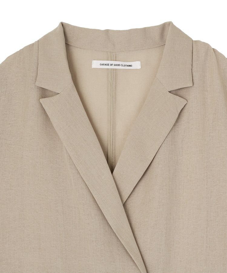 GARAGE OF GOOD CLOTHING「シアーメッシュハーフスリーブジャケット」|テーラードジャケット|