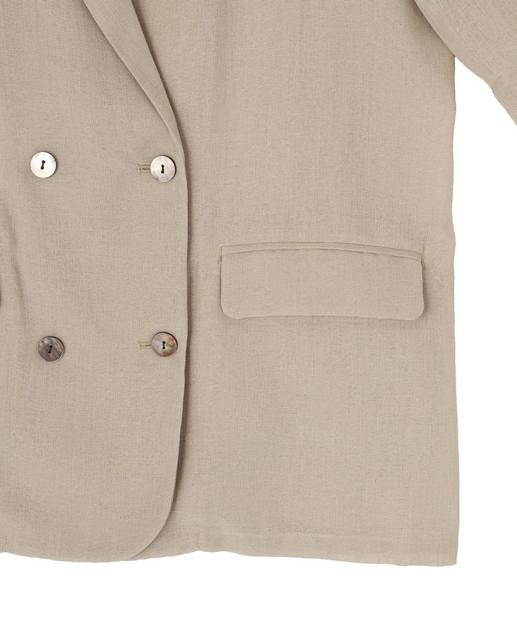 GARAGE OF GOOD CLOTHING「シアーメッシュハーフスリーブジャケット」|テーラードジャケット|