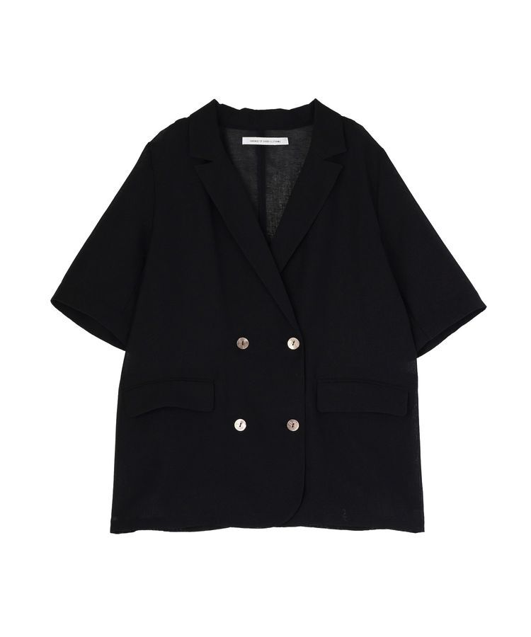 GARAGE OF GOOD CLOTHING「シアーメッシュハーフスリーブジャケット」|テーラードジャケット|