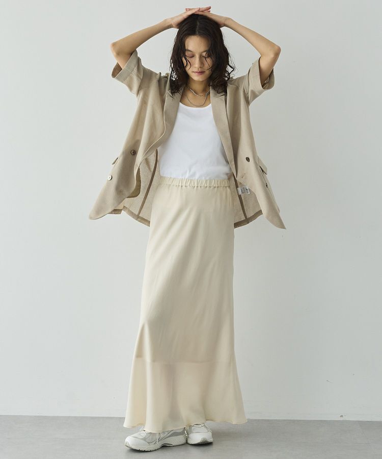 GARAGE OF GOOD CLOTHING「シアーメッシュハーフスリーブジャケット」|テーラードジャケット|