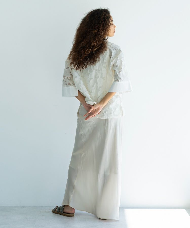 GARAGE OF GOOD CLOTHING「【日本製】キュプラフィブリルバイアスロングスカート」|スカート|