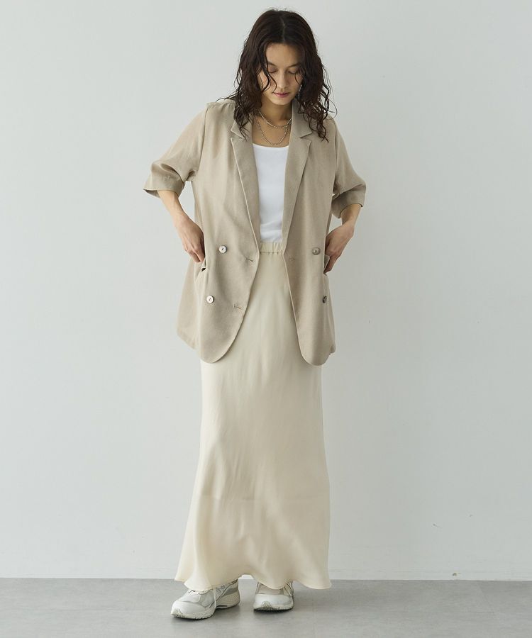 GARAGE OF GOOD CLOTHING「【日本製】キュプラフィブリルバイアスロングスカート」|スカート|