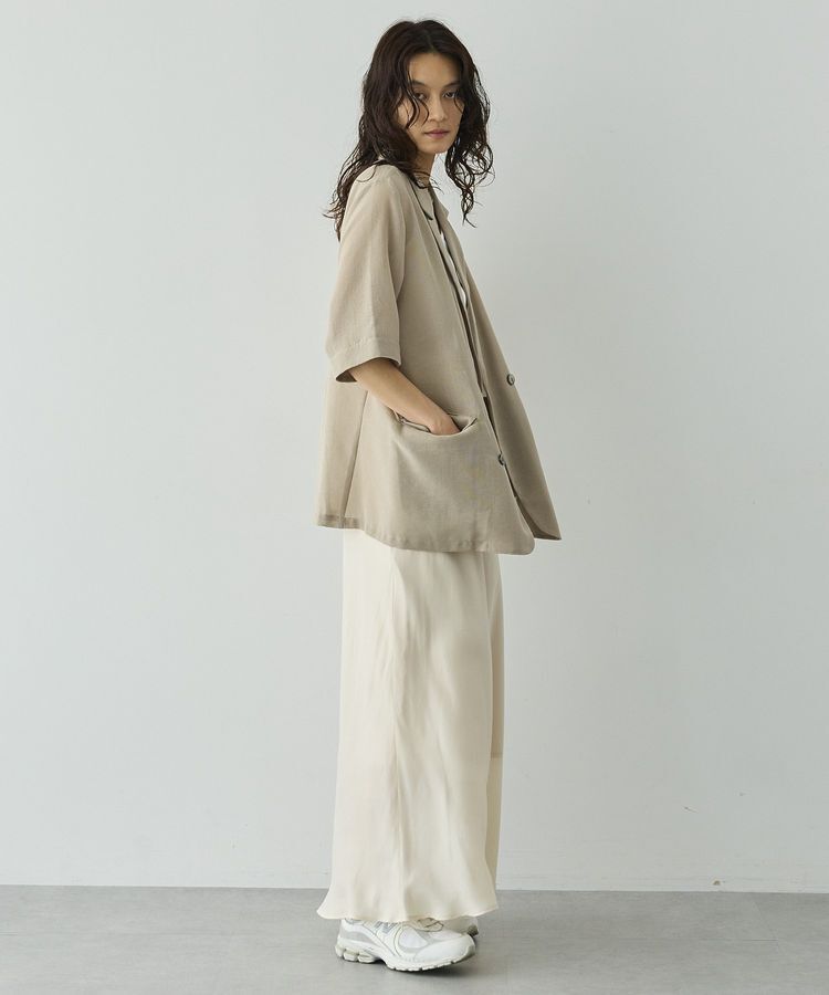 GARAGE OF GOOD CLOTHING「【日本製】キュプラフィブリルバイアスロングスカート」|スカート|