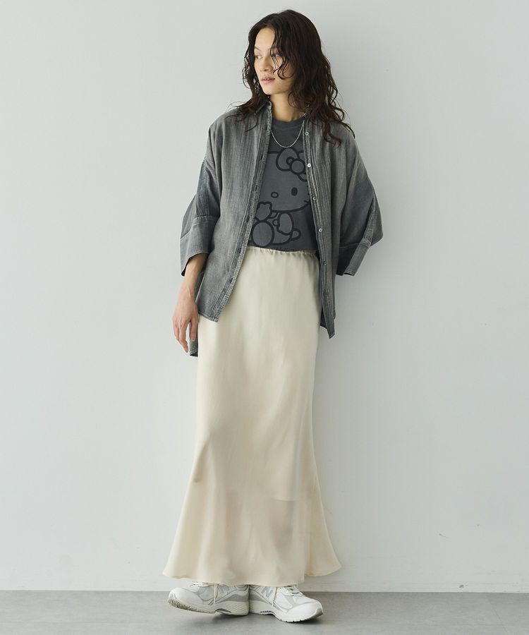 GARAGE OF GOOD CLOTHING「【日本製】キュプラフィブリルバイアスロングスカート」|スカート|