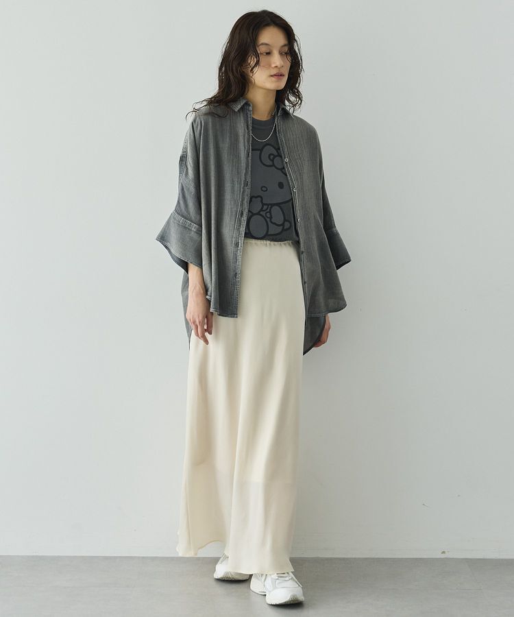 GARAGE OF GOOD CLOTHING「【日本製】キュプラフィブリルバイアスロングスカート」|スカート|