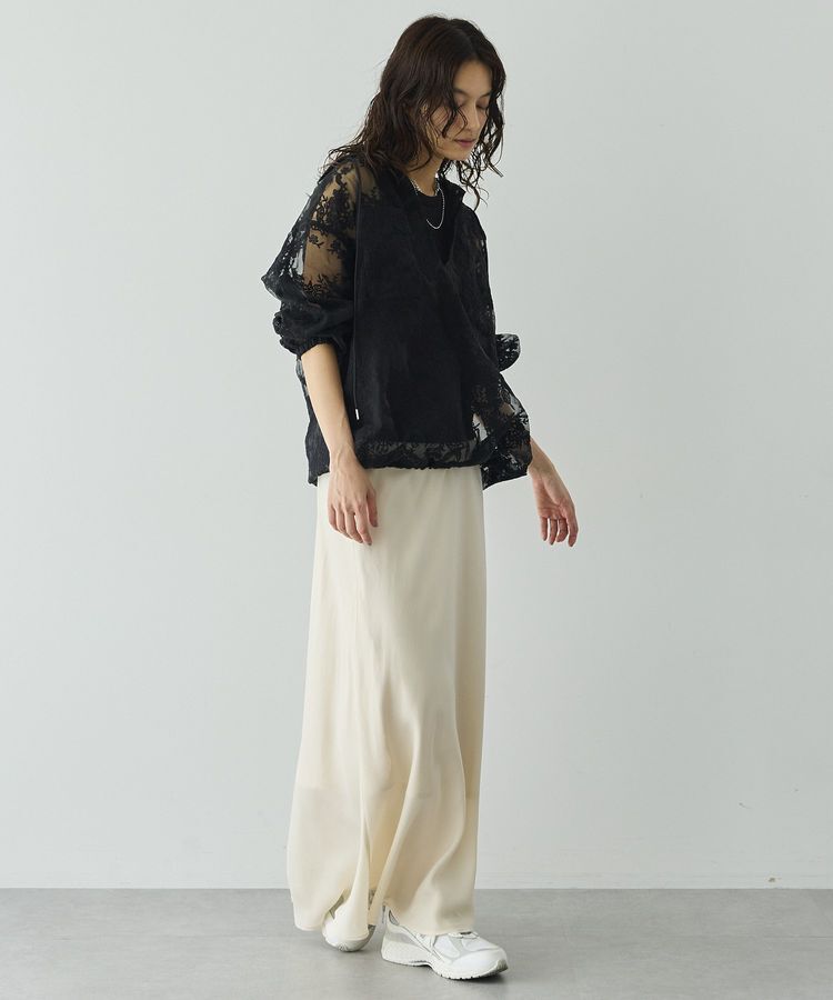 GARAGE OF GOOD CLOTHING「【日本製】キュプラフィブリルバイアスロングスカート」|スカート|