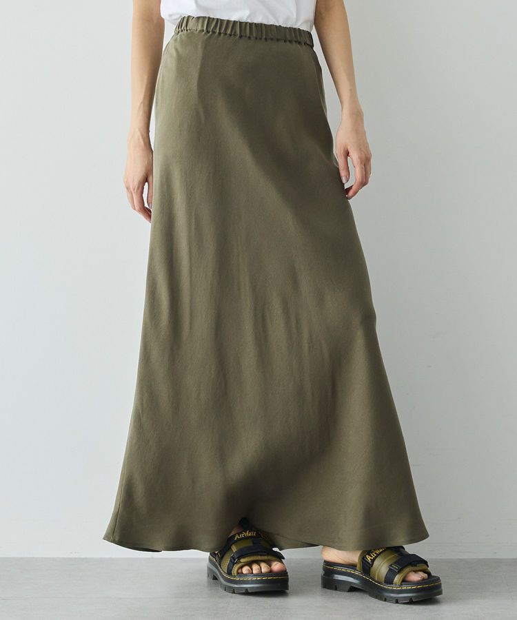 GARAGE OF GOOD CLOTHING「【日本製】キュプラフィブリルバイアスロングスカート」|スカート|