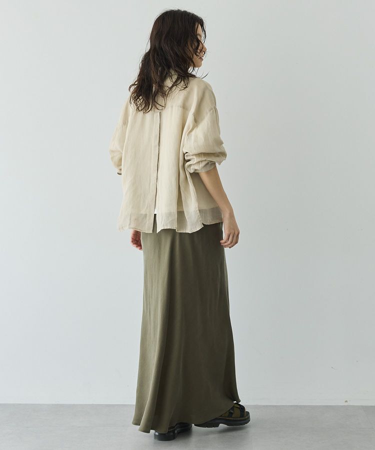 GARAGE OF GOOD CLOTHING「【日本製】キュプラフィブリルバイアスロングスカート」|スカート|