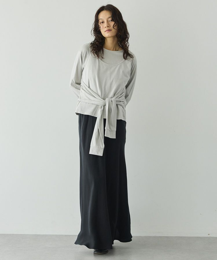 GARAGE OF GOOD CLOTHING「【日本製】キュプラフィブリルバイアスロングスカート」|スカート|