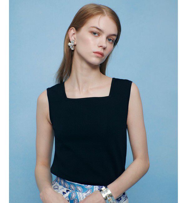 LOULOU WILLOUGHBY「【LOULOU WILLOUGHBY】スクエアタンクトップ」|タンクトップ|