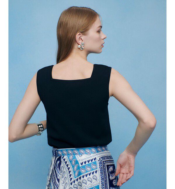 LOULOU WILLOUGHBY「【LOULOU WILLOUGHBY】スクエアタンクトップ」|タンクトップ|