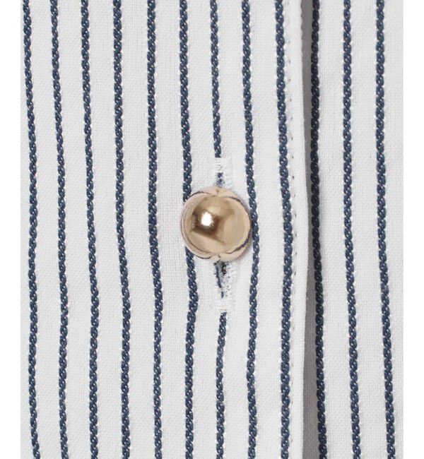 allureville「サッカーストライプパフスリーブブラウス」|シャツ・ブラウス|