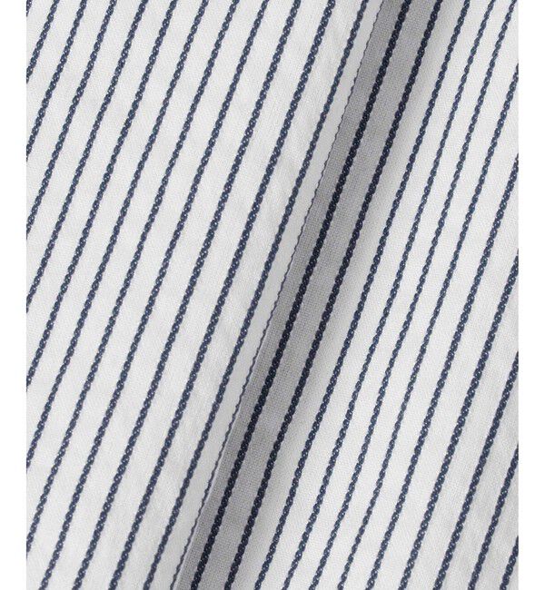 allureville「サッカーストライプパフスリーブブラウス」|シャツ・ブラウス|