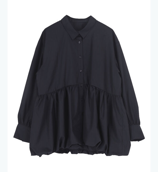 titivate「襟付ヘムバルーンシャツ」|シャツ・ブラウス|