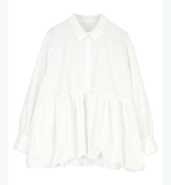 titivate「襟付ヘムバルーンシャツ」|シャツ・ブラウス|