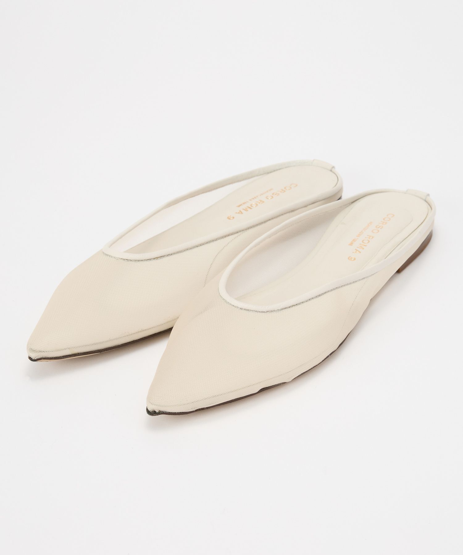  「【CORSO ROMA 9】チュールパンプス」|パンプス|ベージュ