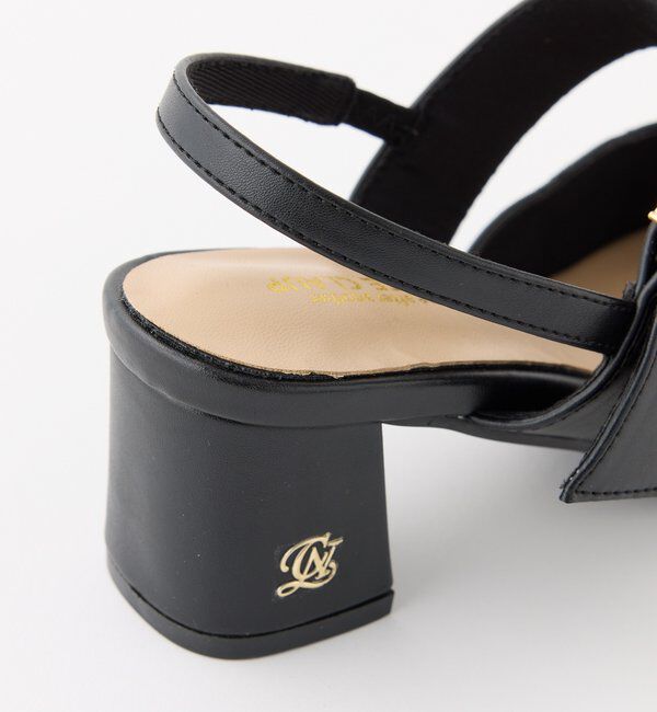  「ビジューバックルキルティングミュール」|その他|