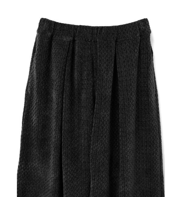 mizuiro ind「mizuiro ind ベロアジャカードタックパンツ」|その他|
