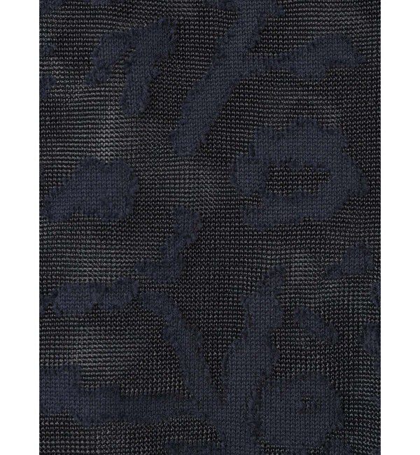 mizuiro ind「mizuiro ind メッシュ刺繍クルーカーディガン」|カーディガン|