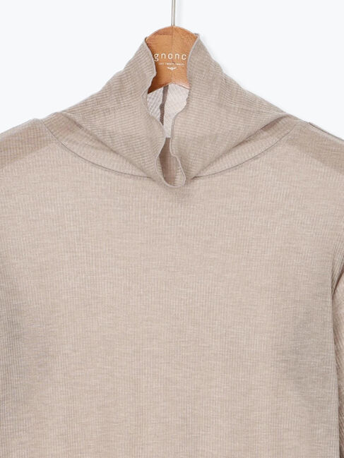 Lugnoncure「シアーテレコハイネックインナー」|Tシャツ・カットソー|