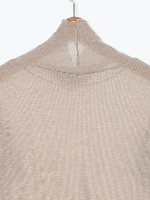 Lugnoncure「シアーテレコハイネックインナー」|Tシャツ・カットソー|