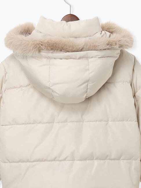 Te chichi TERRASSE「【撥水】フード取外し中綿ショートブルゾン」|ブルゾン・スタジャン|