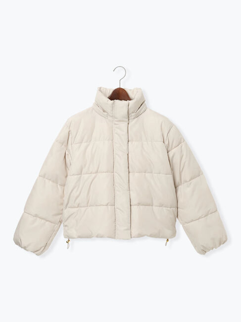 Te chichi TERRASSE「【撥水】フード取外し中綿ショートブルゾン」|ブルゾン・スタジャン|