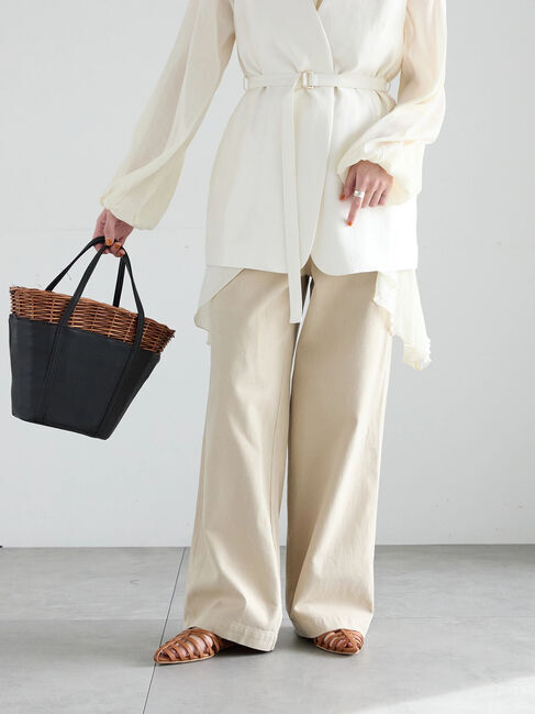 Te chichi「ベイカーパンツ」|その他|ベージュ