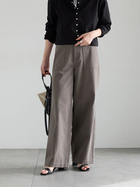 Te chichi「ベイカーパンツ」|その他|グレー