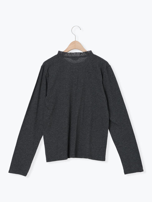 Samansa Mos2「◎襟フリルカットソー」|Tシャツ・カットソー|