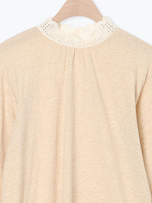 Samansa Mos2「【保温加工】衿レーススタンドネックインナー」|Tシャツ・カットソー|