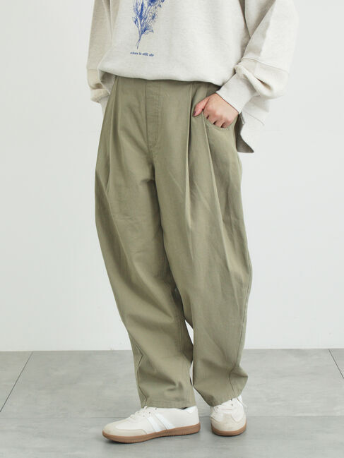 Samansa Mos2「ツータックカーブパンツ」|その他|